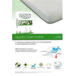 Cubrecolchón Algodón Impermeable de Mash