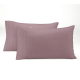Funda de Almohada Qutun Algodón Orgánico Doble Pespunte 300 Hilos