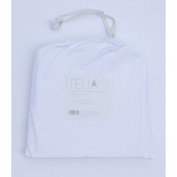 Sábana Bajera 100% Algodón Telia Home Liso Satén 600 Hilos