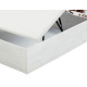 Canapé Abatible Madera 25 Con Zapatero y Tapa Con Tejido 3D de Flex
