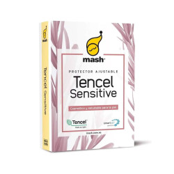 Cubrecolchón impermeable no acolchado Tencel de Mash 