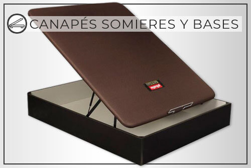 Venta online canape somier base tapizada